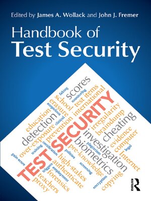 cover image of Handbook of Test Security